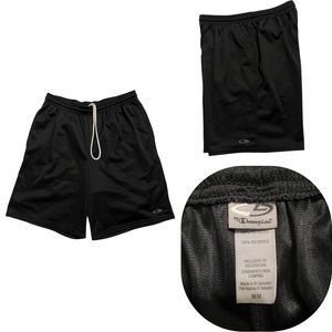 Champion Long Classic Black Shorts, Size Medium
